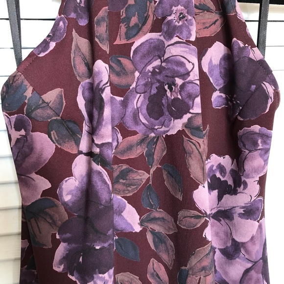 90s Vintage fitted floral dress - Picture 3 of 5